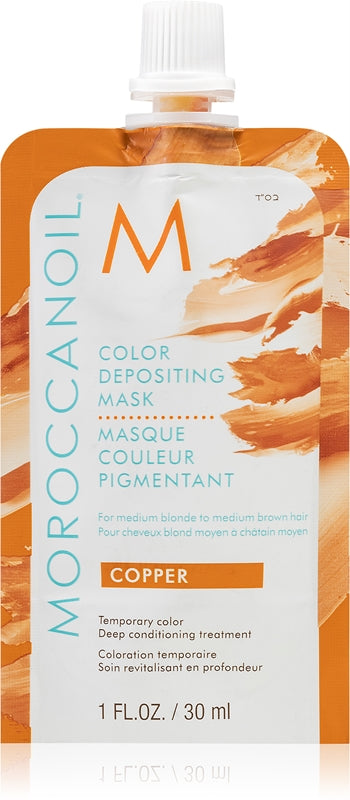 Maschera per Capelli Tonificante Rame Brillante (Maschera Depositante Colore) - 30 ml