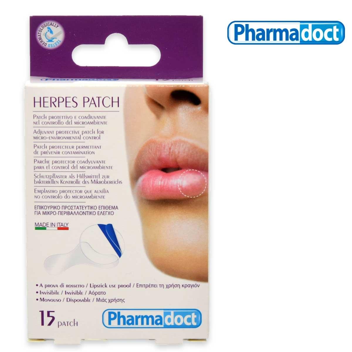 Patch Herpes Pharmadoct 15pz: Confezione in Bustina Sicura