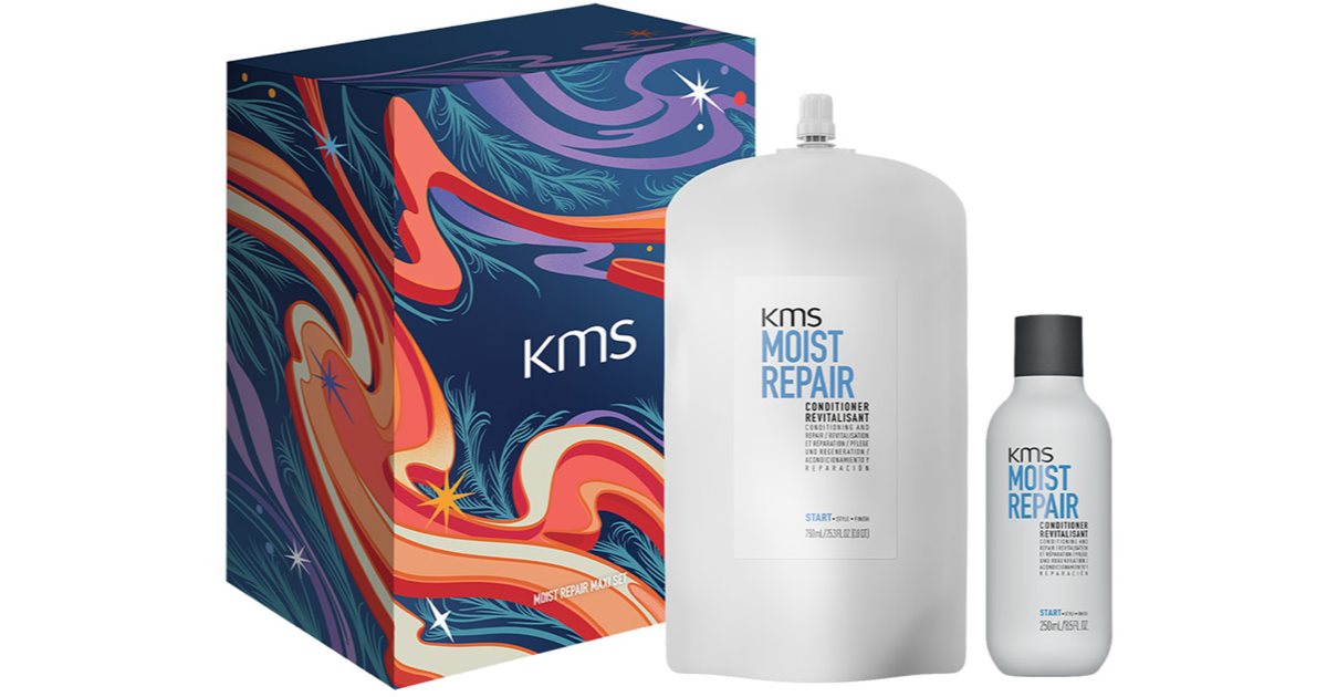KMS Moist Repair Maxi Set: Confezione Regalo Nutriente e Idratante (1pz)