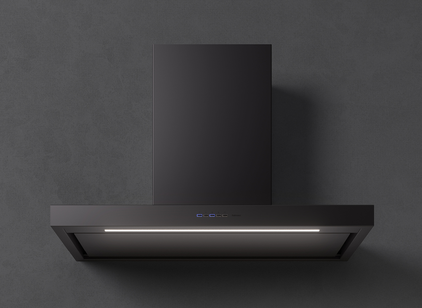 Cappa Cappa Isola Falmec Plane (Plus) NRS, 90 cm, Nero, 800 m3/h - CPL