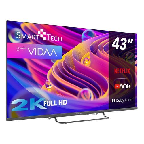 Smart Tech Televisore 43FV02V Tv Smart Tech 43FV02V Black 599986246775