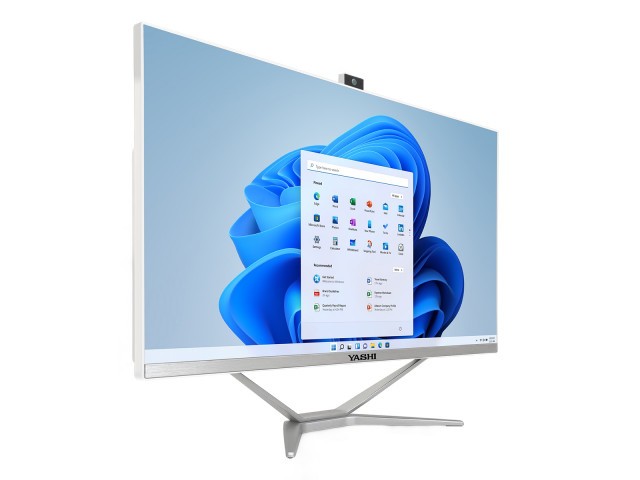 Yashi PC LCD 24" ALL IN ONE SERIE PIONEER S 24 INTEL Core i3-10105 NO TOUCH Windows 11 Pro Bianco (AY32417) 8056994444001