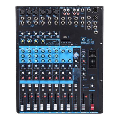 Oqan Mixer Disc Jockey Q12 USB MK2 Black - 625811