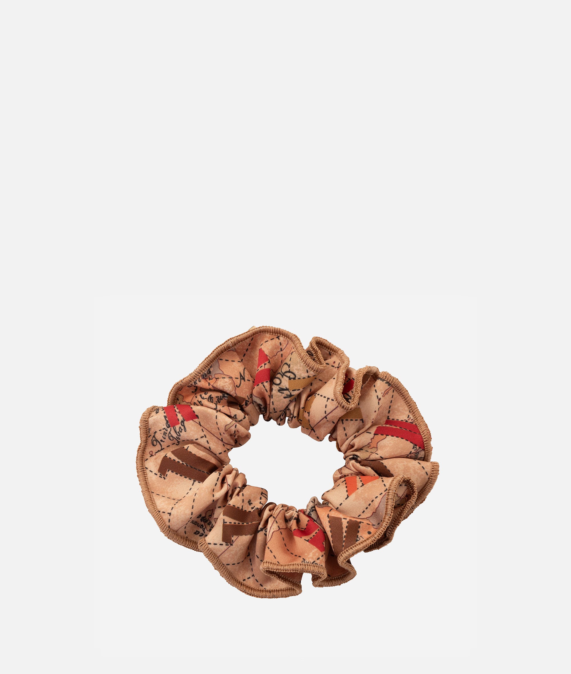 Elastico per capelli piccolo in raso Logomania Geo Classic