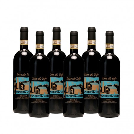 Chianti Colli Senesi Riserva DOCG 2018 - Torre Alle Tolfe (6 bottiglie)