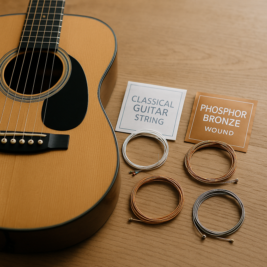 Corde per chitarra: materiali e tensioni a confronto