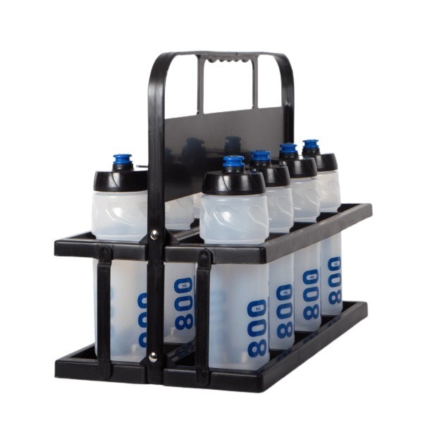 Portabottiglie Grande in PVC + 8 Bottiglie Prestoglas (Modello 062781)